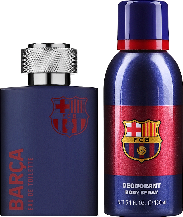 Air-Val International FC Barcelona - Набір (edt/100 ml + deo/150 ml) — фото N2