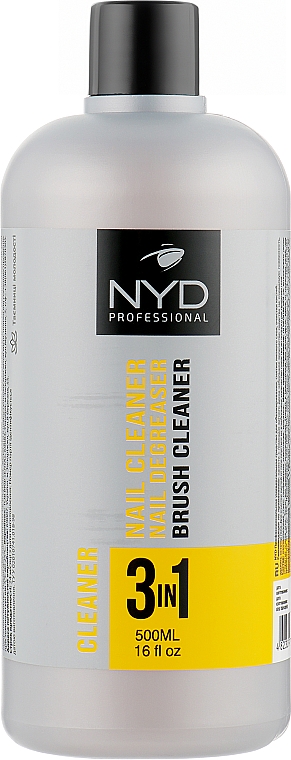 Рідина для знежирення нігтів та видалення липкого шару - NYD Professional 3 in 1 Cleaner — фото N3