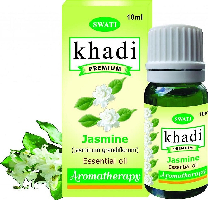 Чистое эфирное масло "Жасмин" - Khadi Swati Premium Pure 100% Essential Oil Jasmine — фото N1