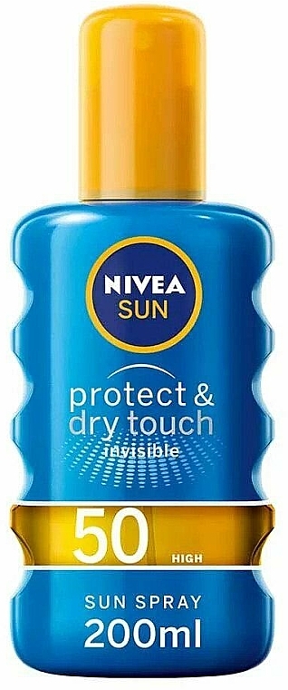Солнцезащитный спрей - NIVEA Sun Invisible Protect & Dry Touch Sun Spray SPF 50  — фото N1