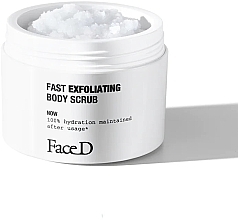 Отшелушивающий скраб для тела - FaceD Fast Exfoliating Body Scrub — фото N2