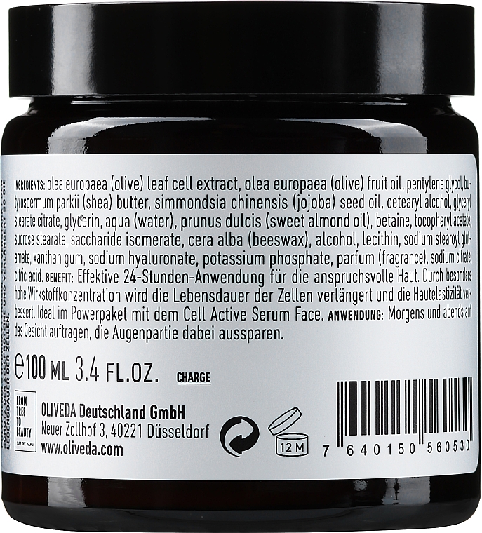 Крем для обличчя - Oliveda F08 Olive Tree Therapy Cell Active Face Cream Gesichtscreme — фото N2