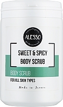 Парфумерія, косметика Скраб для тіла "Солодкий і пряний" - Alesso Professionnel Sweet & Spicy Body Scrub