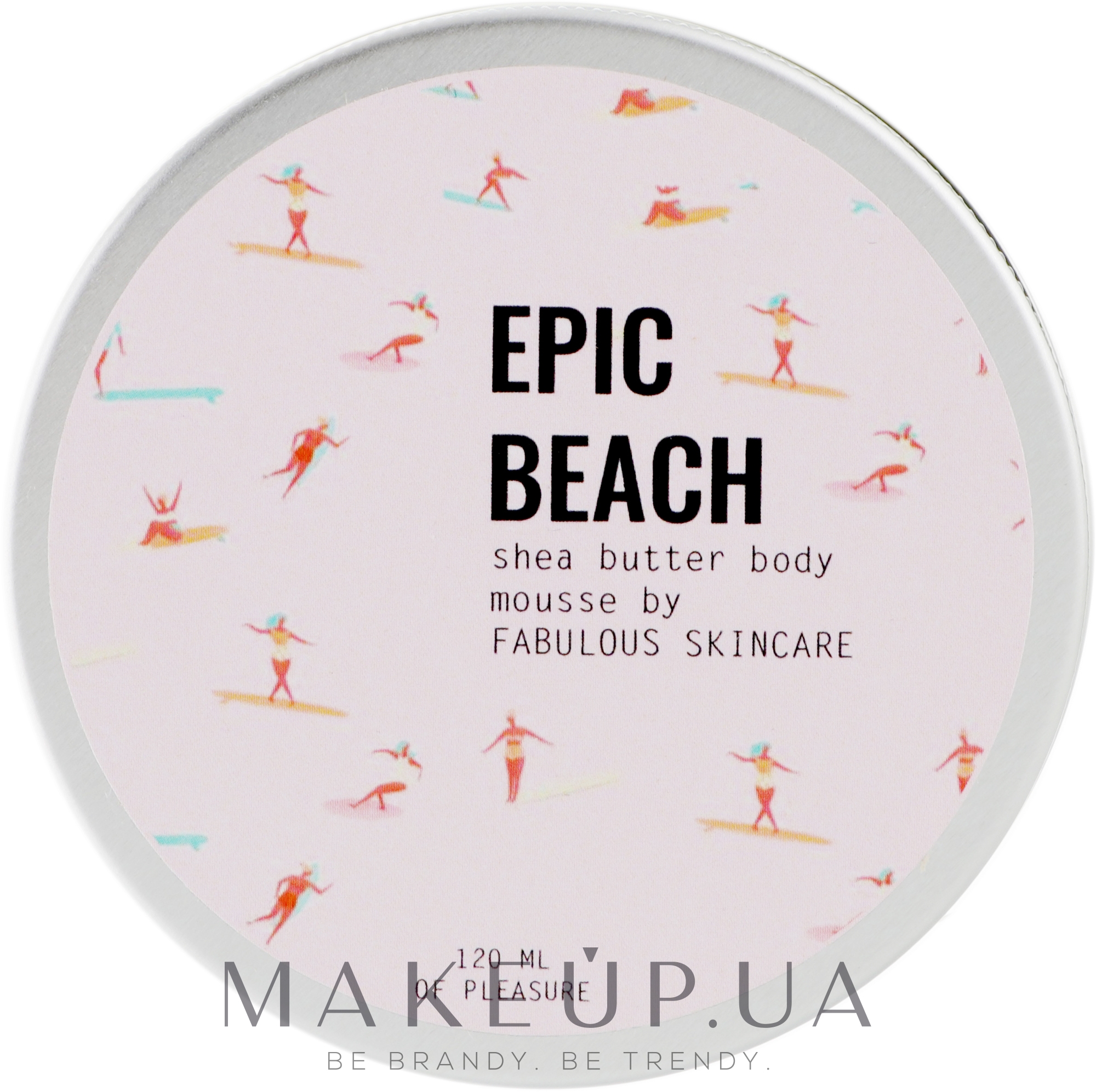Баттер с ароматом манго и нектаринов - Fabulous Skincare Epic Beach Shea Butter Body Mousse — фото 120ml