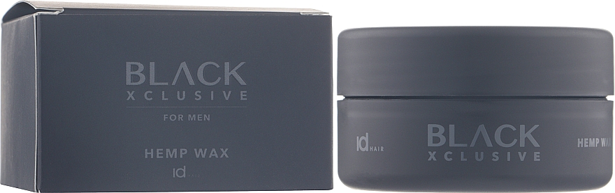 Конопляний віск для структурування й сильної фіксації - IdHair Black Xclusive Hemp Wax — фото N2