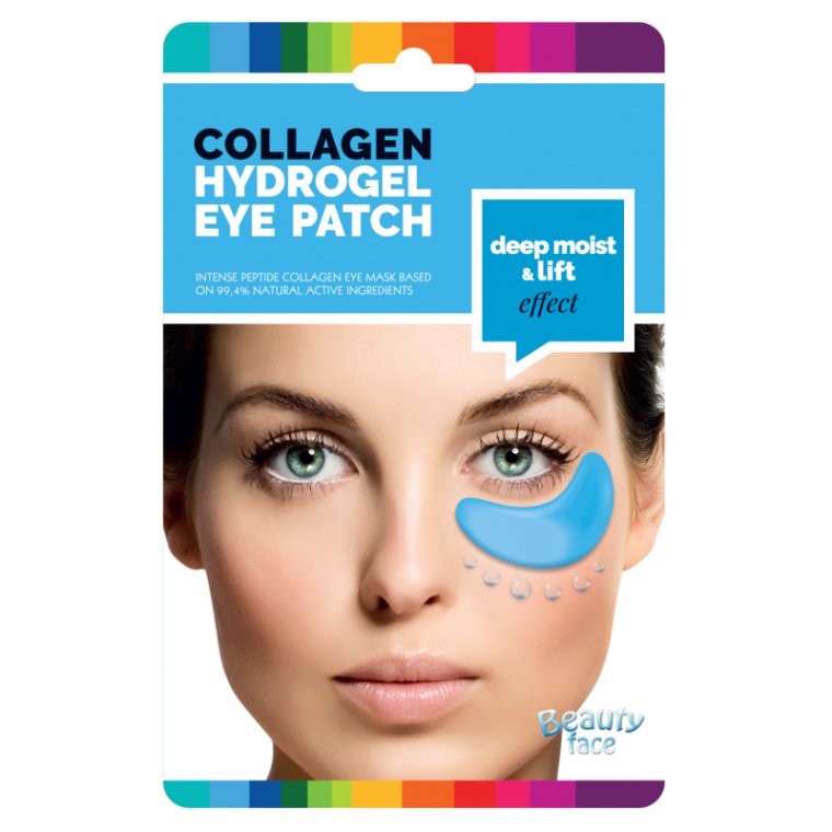 Коллагеновая маска под глаза с морскими водорослями - Beauty Face Collagen Hydrogel Eye Mask — фото N1