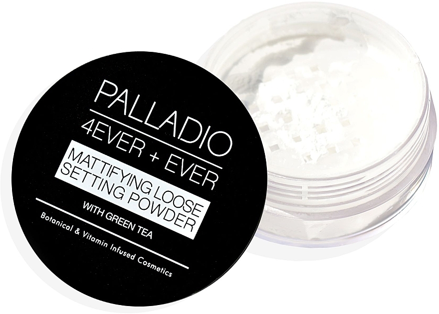 Матирующая пудра - Palladio 4 Ever+Ever Mattifying Loose Setting Powder — фото N1
