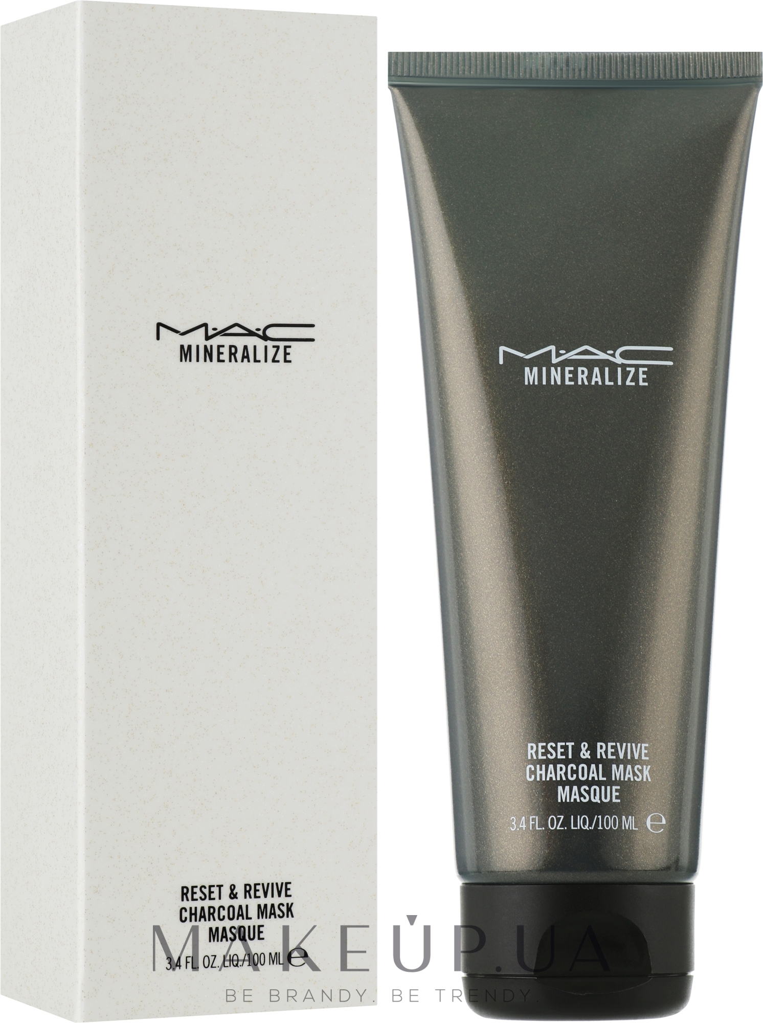 Маска для лица обогащенная минералами - MAC Mineralize Reset & Revive Charcoal Mask — фото 100ml
