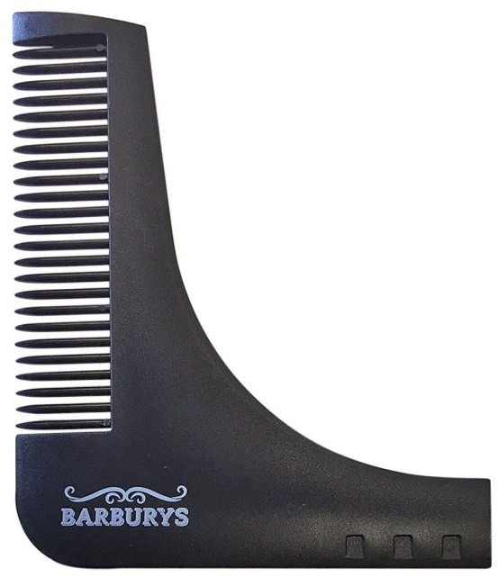 Гребінь для розчісування бороди - Barburys Barberang Beard Shaping Comb — фото N1