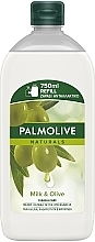 Жидкое мыло для рук "Молочко и оливка. Интенсивное увлажнение" - Palmolive Naturals (refill) — фото N6