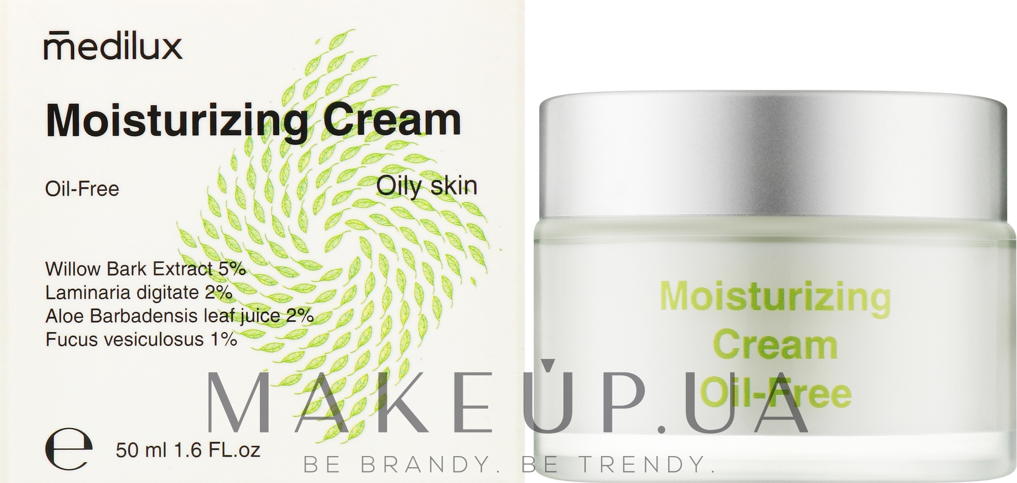 Зволожувальний крем для жирної шкіри - Medilux Moisturizing Cream — фото 50ml