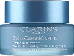 Зволожувальний крем для нормальної та схильної до сухості шкіри SPF 15 - Clarins Hydra-Essentiel Silky Cream SPF 15 — фото N3