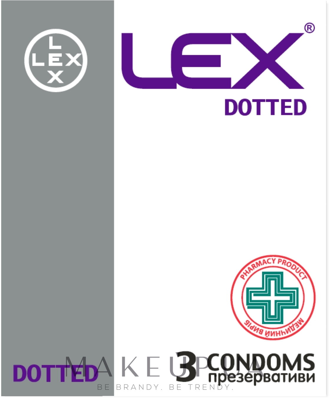 Презервативи "Dotted" - Lex — фото 3шт