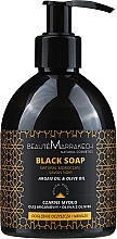 Парфумерія, косметика Рідке чорне мило з олією арганії - Beaute Marrakech Argan Black Liquid Soap
