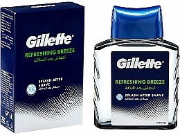 Лосьон после бритья - Gillette Refreshing Breeze Splash After Shave  — фото N1