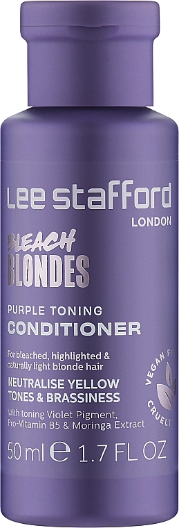 Тонирующий кондиционер для блондинок - Lee Stafford Bleach Blondes Purple Toning Conditioner  — фото N1