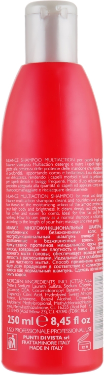 Шампунь для ослабленого  волосся - Punti Di Vista Nuance After Color Multiaction Shampoo — фото N2