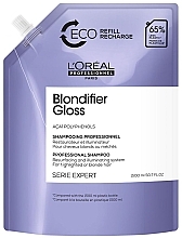 Шампунь для окрашенных в оттенки блонд волос - L'Oreal Professionnel Serie Expert Blondifier Gloss Shampoo Refill — фото N1