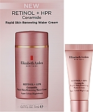 Зволожувальний крем для обличчя - Elizabeth Arden Retinol + HPR Ceramide Rapid Skin Renewing Water Cream (пробнік) — фото N2