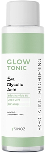 Тоник для лица с гликолевой кислотой 5% - Sinoz Glow Glycolic Acid 5% — фото N1