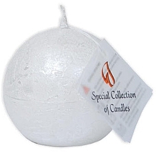 Парфумерія, косметика Свічка без запаху "Сфера", 6 см, перлиста - ProCandle Special Collection Of Candles