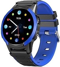 Смарт-часы для детей, синие - Garett Smartwatch Kids Focus 4G RT — фото N1