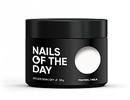 Парфумерія, косметика Полігель молочний дрібнозернистий - Nails Of The Day Poly Gel Milk