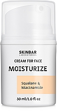 Парфумерія, косметика ПОДАРУНОК! Крем для обличчя зволожувальний, денний "Moisturize" - SKINBAR Squalane & Niacinamide Face Cream