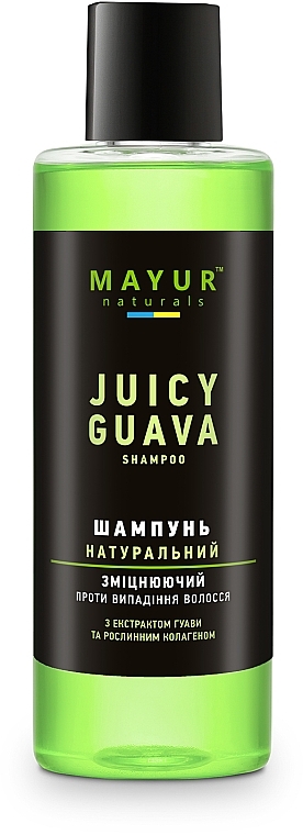 Укрепляющий натуральный шампунь против выпадения волос - Mayur