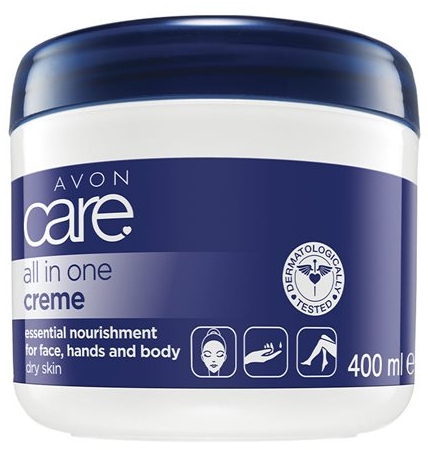 Універсальний живильний крем для обличчя, рук і тіла - Avon Care All In One Creame — фото N2
