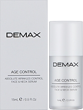 Лифтинг-сыворотка для лица и шеи - Demax Age Control Absolute Lift Serum Face & Neck — фото N2