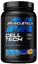 Харчова добавка "Креатин", тропічний цитрус - Muscletech Cell-Tech Creatine Tropical Citrus Punch — фото N1