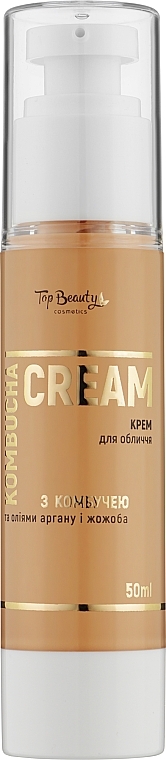 Крем для лица с экстрактом комбучи для увлажнения - Top Beauty Kombucha Cream