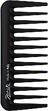 Гребінець для волосся, чорний - Janeke Mini Supercomb — фото N1