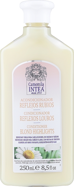 Кондиционер для светлых волос с экстрактом ромашки - Intea Camomile Hair Conditioner Blond Hightlights — фото N1