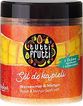 Парфумерія, косметика Сіль для ванни "Персик і манго" - Farmona Tutti Frutti Bath Salt Mango & Peach