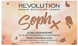 Палетка теней для век - Makeup Revolution Soph X Eyeshadow Palette — фото N4