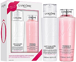 Духи, Парфюмерия, косметика Набор - Lancome Confort Jumbo Duo (milk/400ml + ton/400ml)