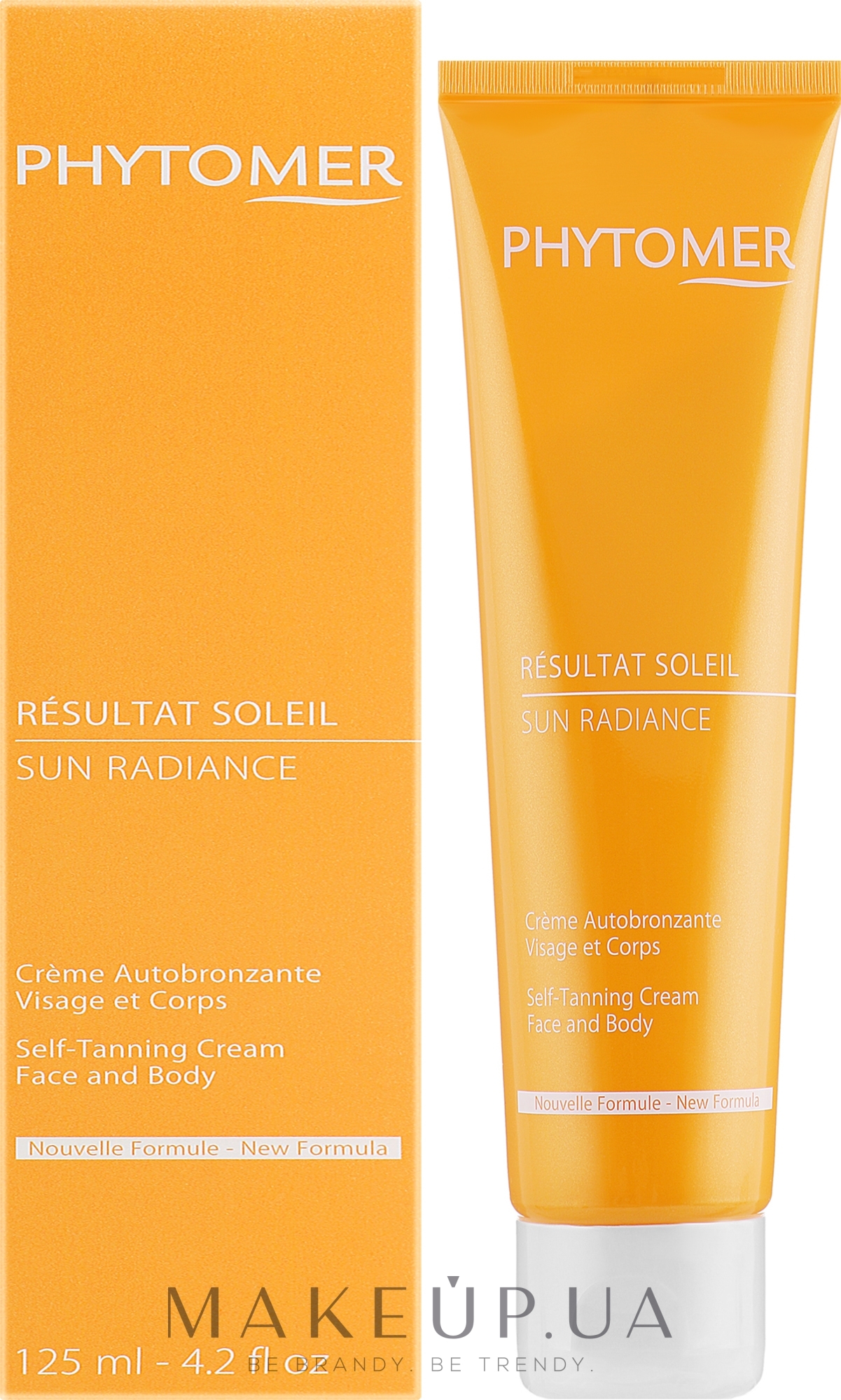 Крем автозагар - Phytomer Sun Radiance Self-Tanning Cream Face and Body — фото 125ml
