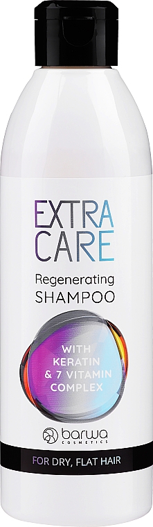 Шампунь відновлювальний - Barwa Extra Care Regeneration Shampoo — фото N1