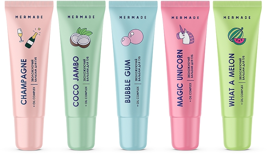 Набір - Mermade Lip Essentials (lip/balm/5x10g) — фото N1