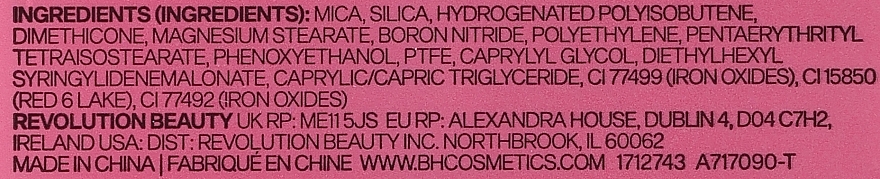 Румяна для лица - BH Cosmetics Los Angeles Cheek Wave Powder Blush — фото N3