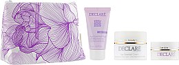 Духи, Парфюмерия, косметика Набор, фиолетовый - Declare Age Control Age Essential (mask/75ml + cr/50ml + eye/cr/15ml + bag)