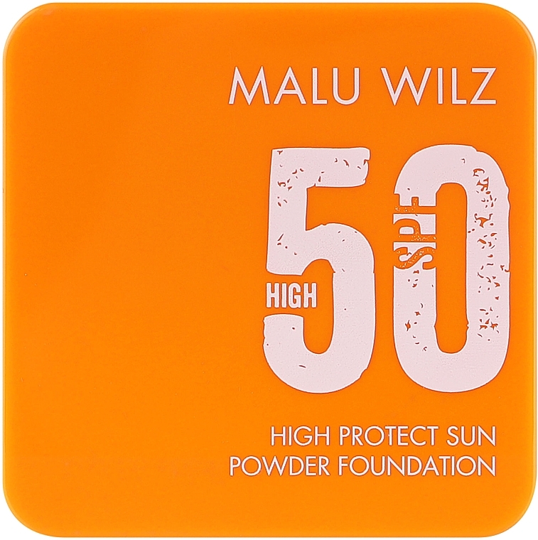 Пудра для лица - Malu Wilz High Protect Sun Powder Foundation SPF 50 — фото N2