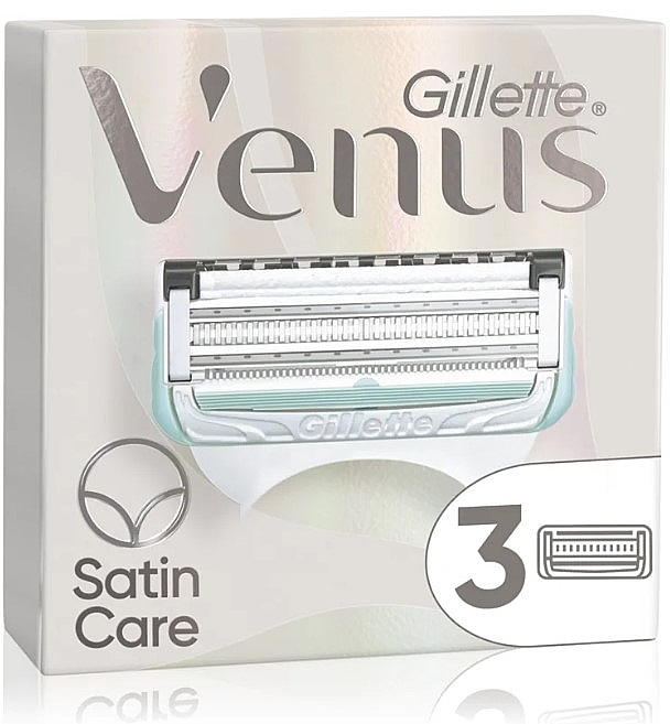 Сменные картриджи для ухода за зоной бикини - Gillette Venus For Pubic Hair&Skin — фото N1
