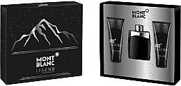 Парфумерія, косметика Montblanc Legend - Набір (edt/100ml + ash/balm/100ml + sh/gel/100ml)