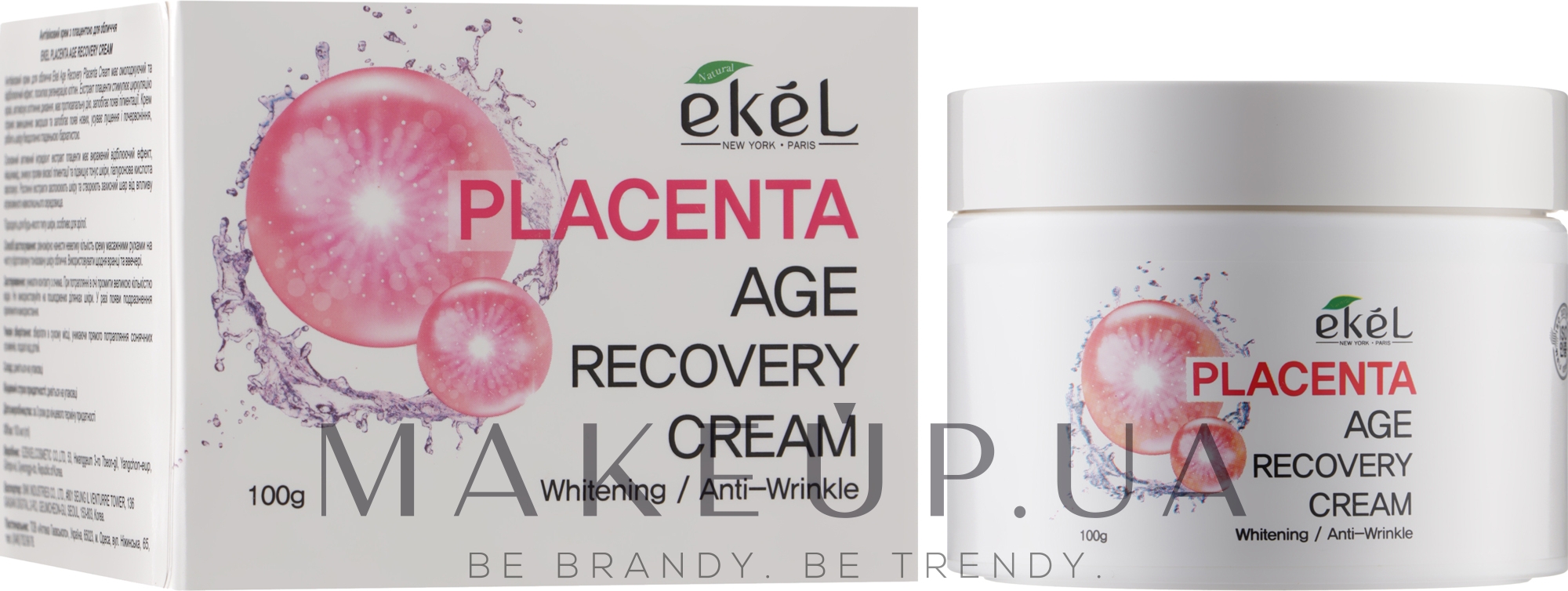 Крем для лица с плацентой - Ekel Age Recovery Placenta Cream — фото 100g