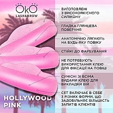 Набір валиків для ламінування, 3 пари - OkO Lash & Brow Hollywood Pink — фото N3