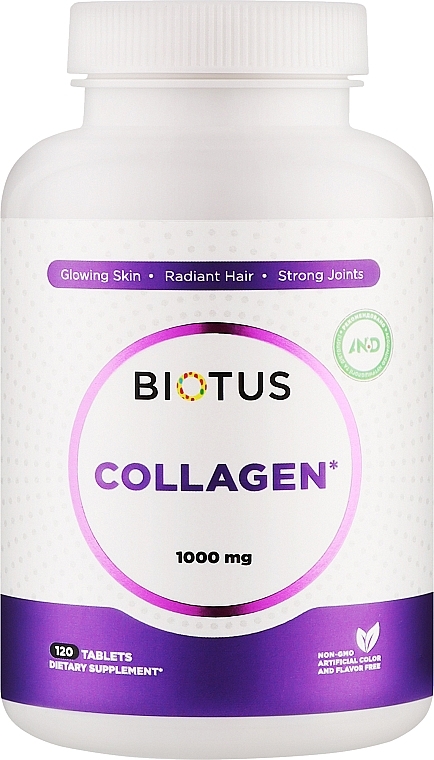 Коллаген, 1000 мг - Biotus Collagen — фото N1