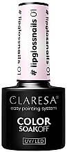 Парфумерія, косметика Гібридний лак для нігтів - Claresa Color SoakOff UV/LED #Lipglossnails
